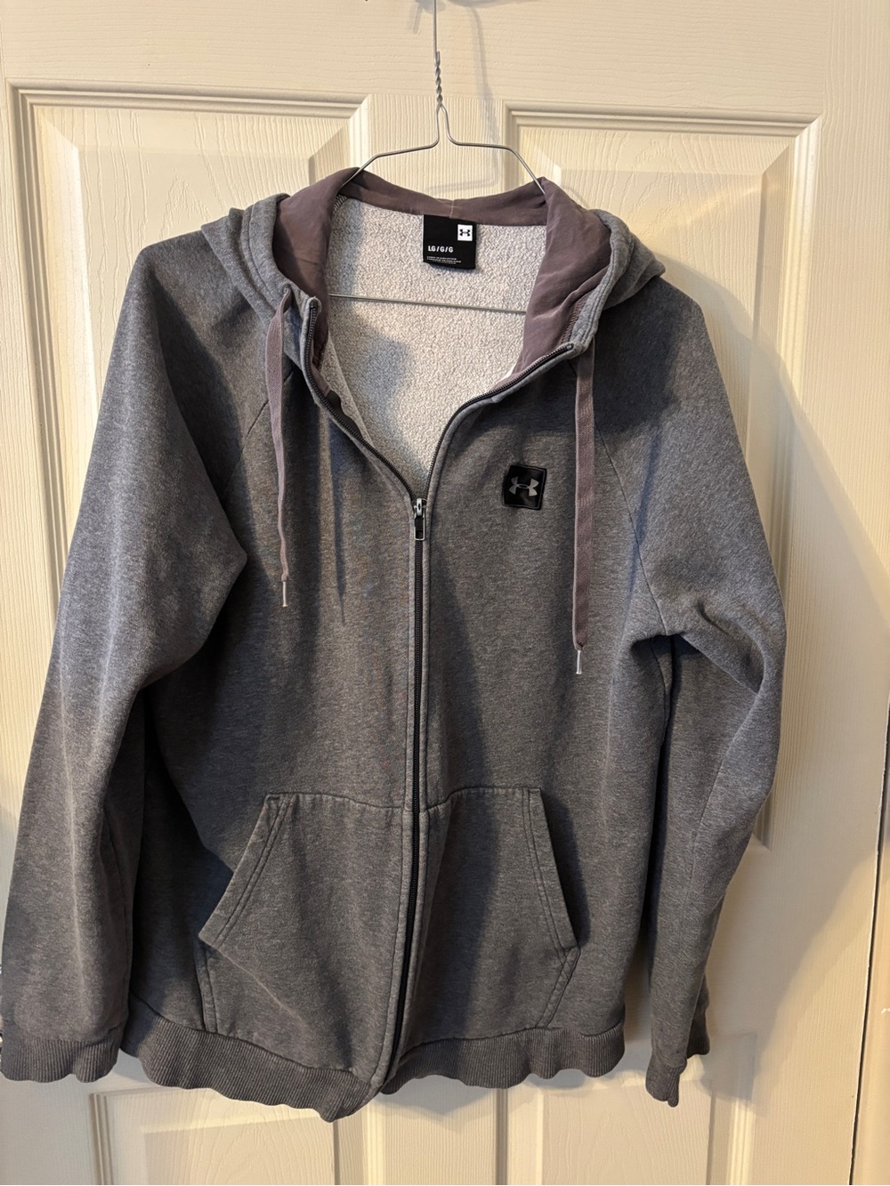 Under Armour Gray Full-Zip Hoodie with Hood